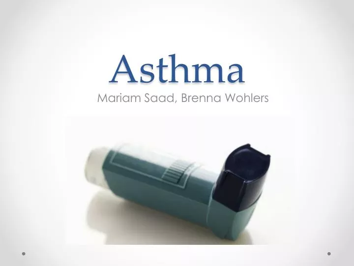 PPT Asthma PowerPoint Presentation Free Download ID 2875054