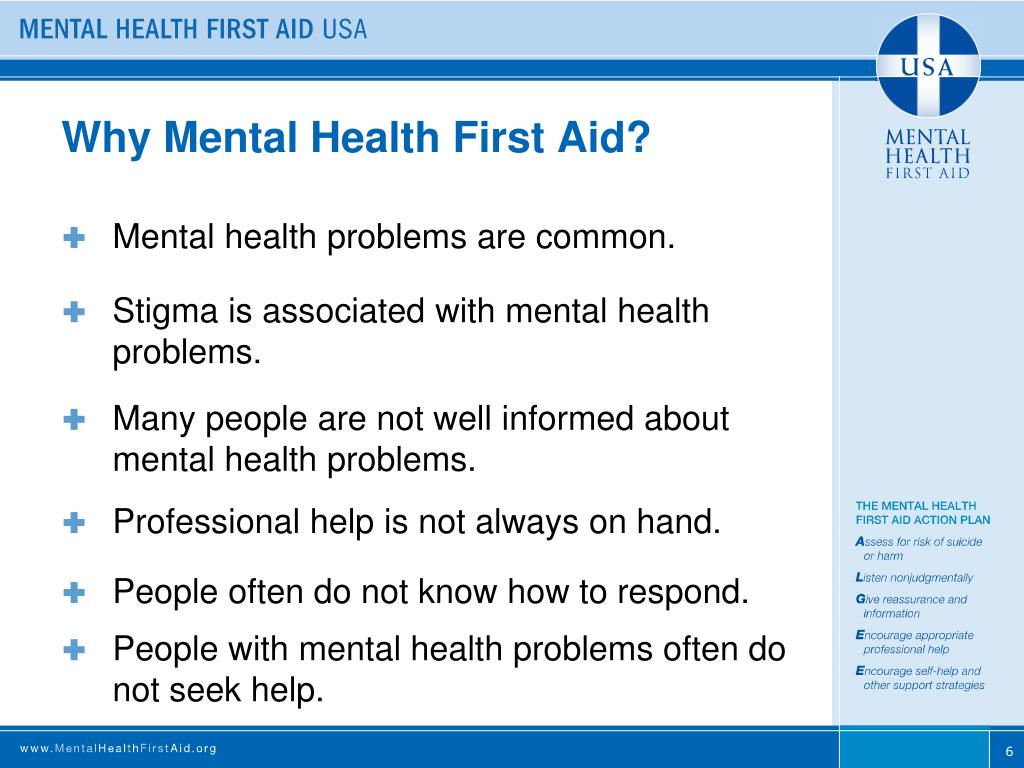 PPT - Mental Health First Aid USA PowerPoint Presentation, free ...