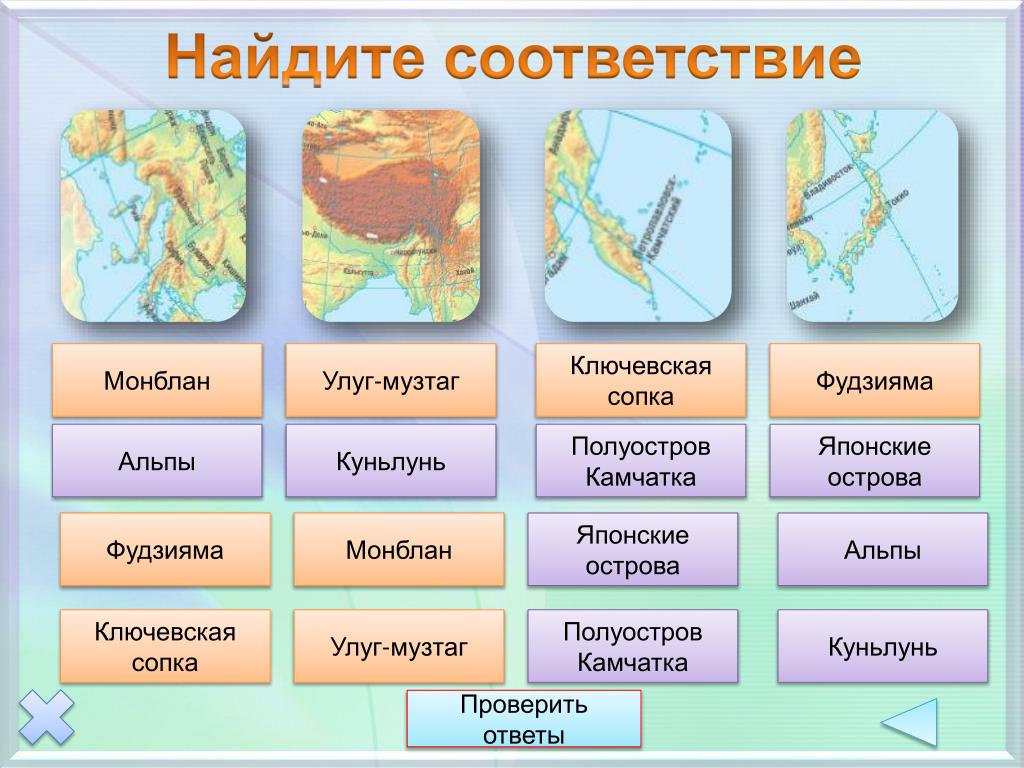 Презентация евразия основные черты рельефа 7