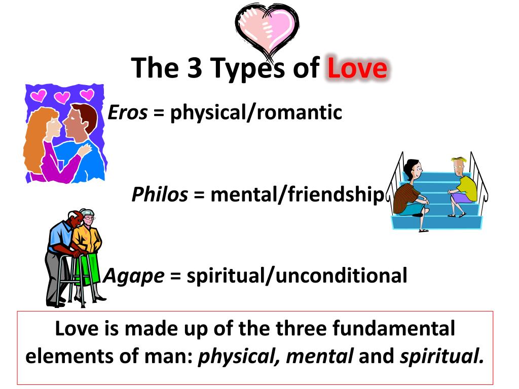 what are the five types of love