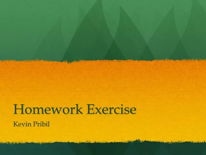 difference between exercise and homework