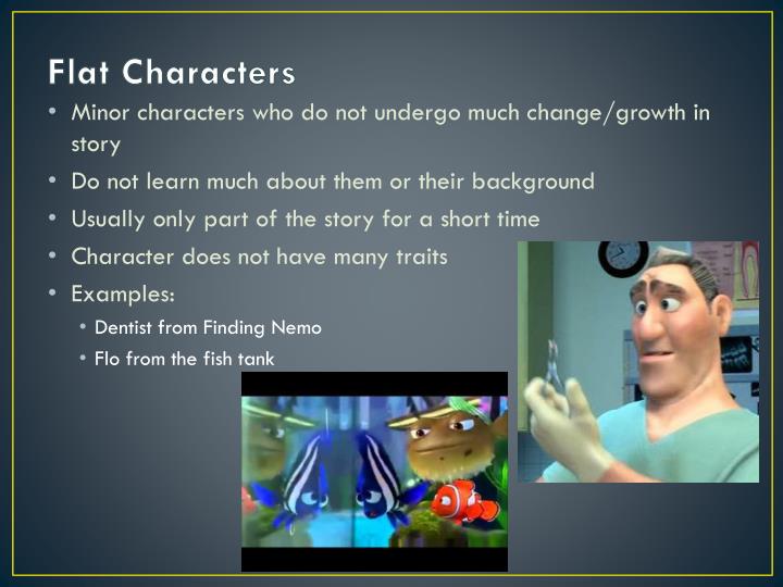 what is a flat character in a story