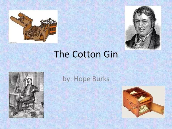 the cotton gin n.
