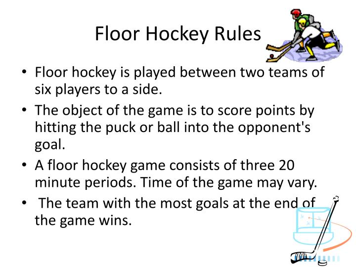 PPT FLOOR HOCKEY PowerPoint Presentation ID 2880680