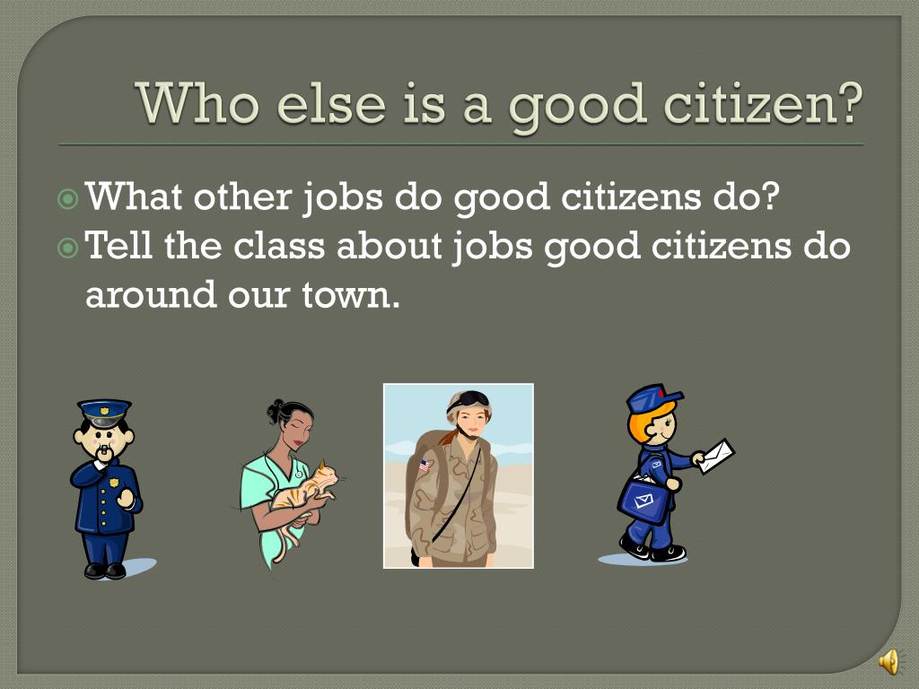 good citizen presentation