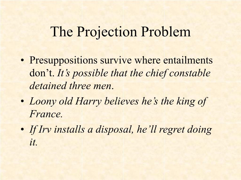 PPT Presupposition PowerPoint Presentation, free download ID2882640