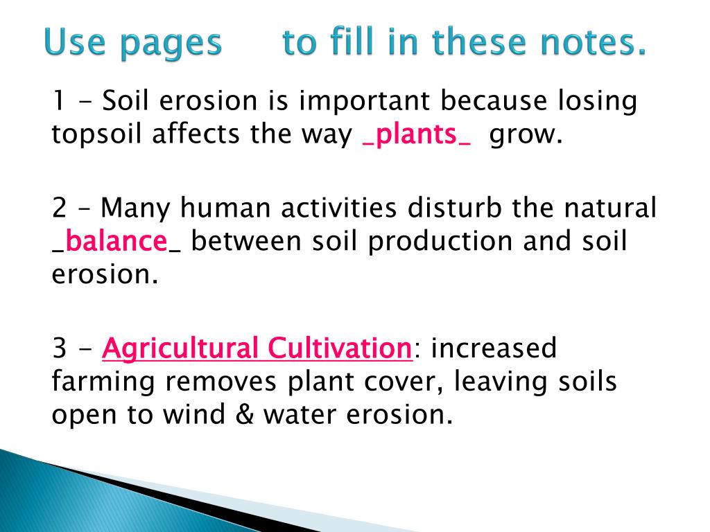 term paper on soil erosion