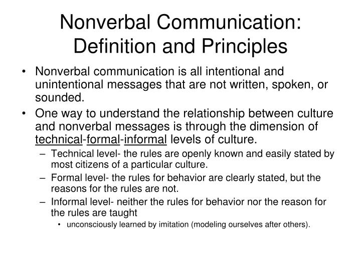 The Principles Of Communication And Communication Behavior