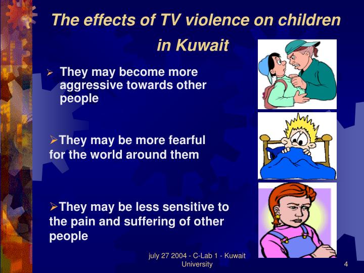 Affect Violence on Television has on Children