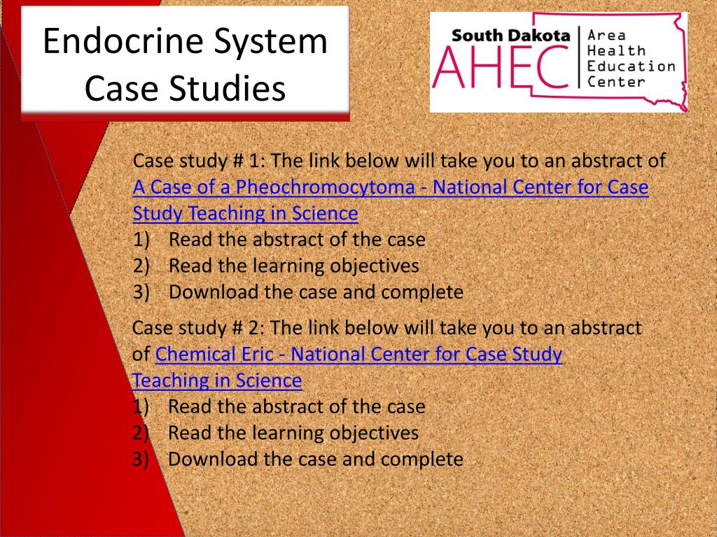 case study 1 endocrine system