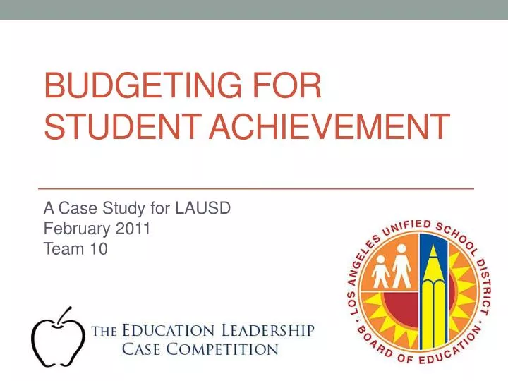 Budgeting For Student Achievement Program