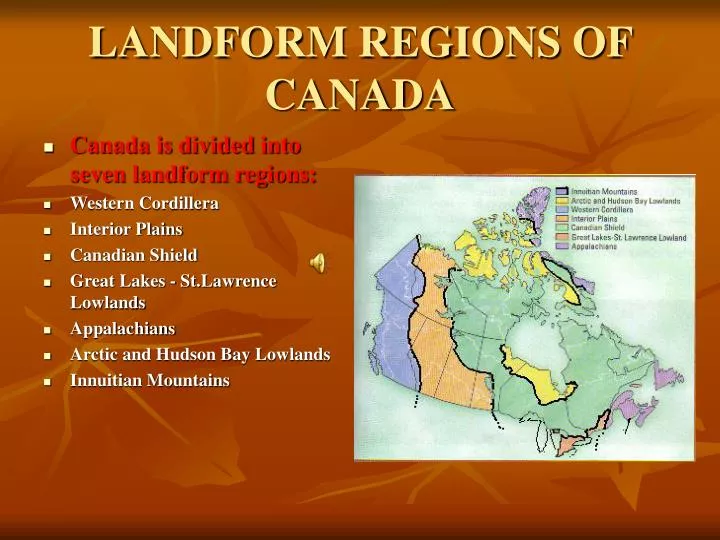 Ppt Landform Regions Of Canada Powerpoint Presentation