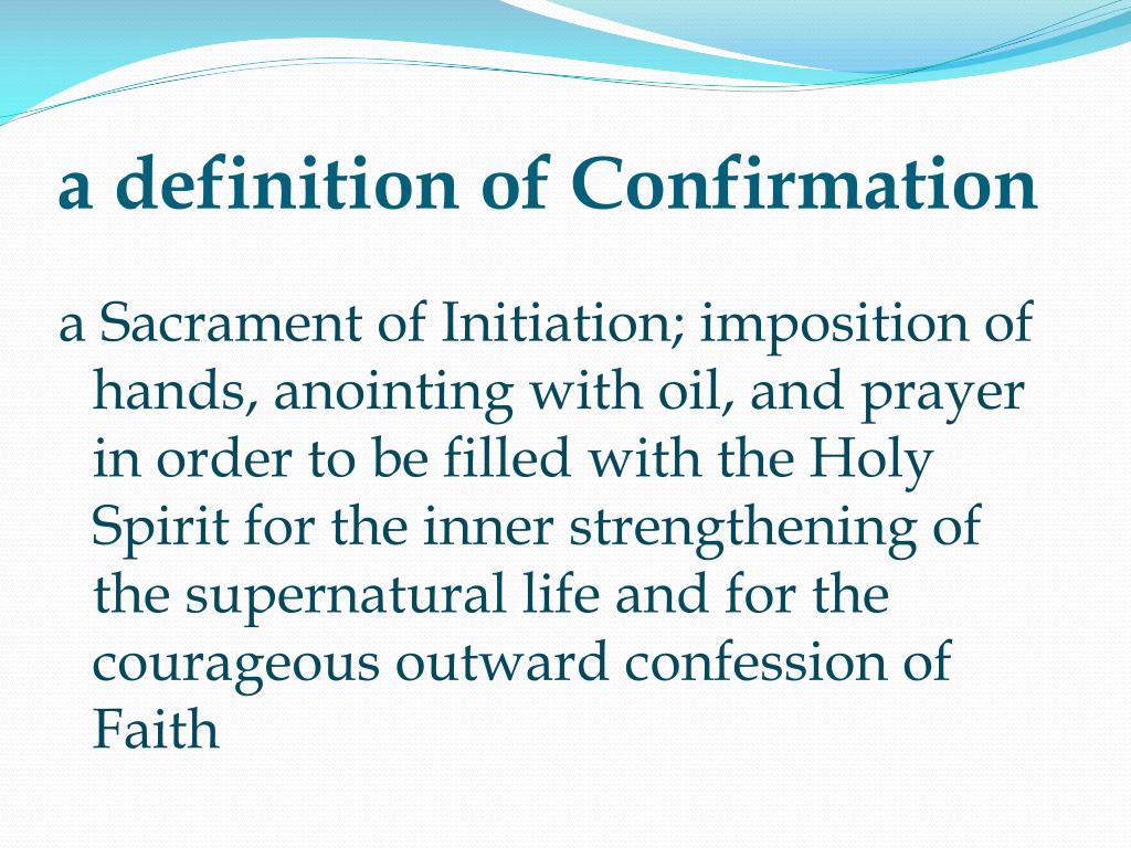 Confirmed Meaning