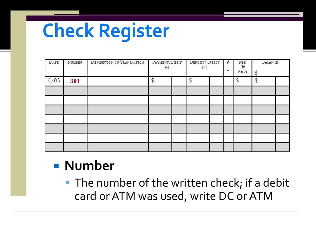 PPT - Checking Accounts PowerPoint Presentation, free download - ID:2888190