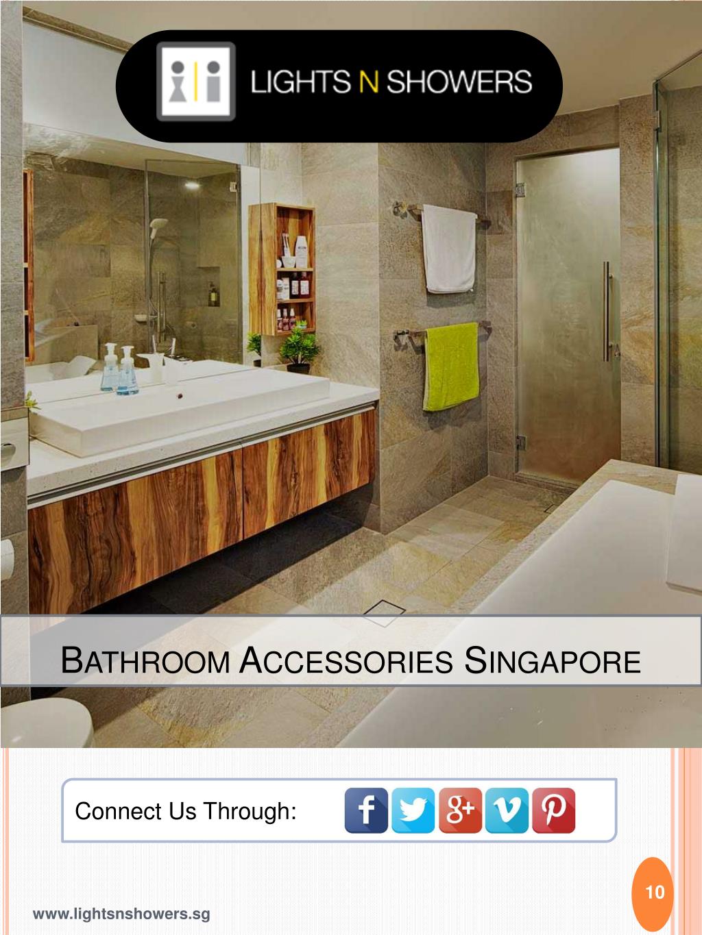 PPT Toilet Accessories Singapore PowerPoint Presentation, free