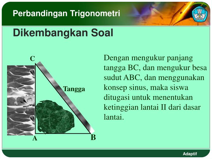 Contoh Soal Cerita Trigonometri