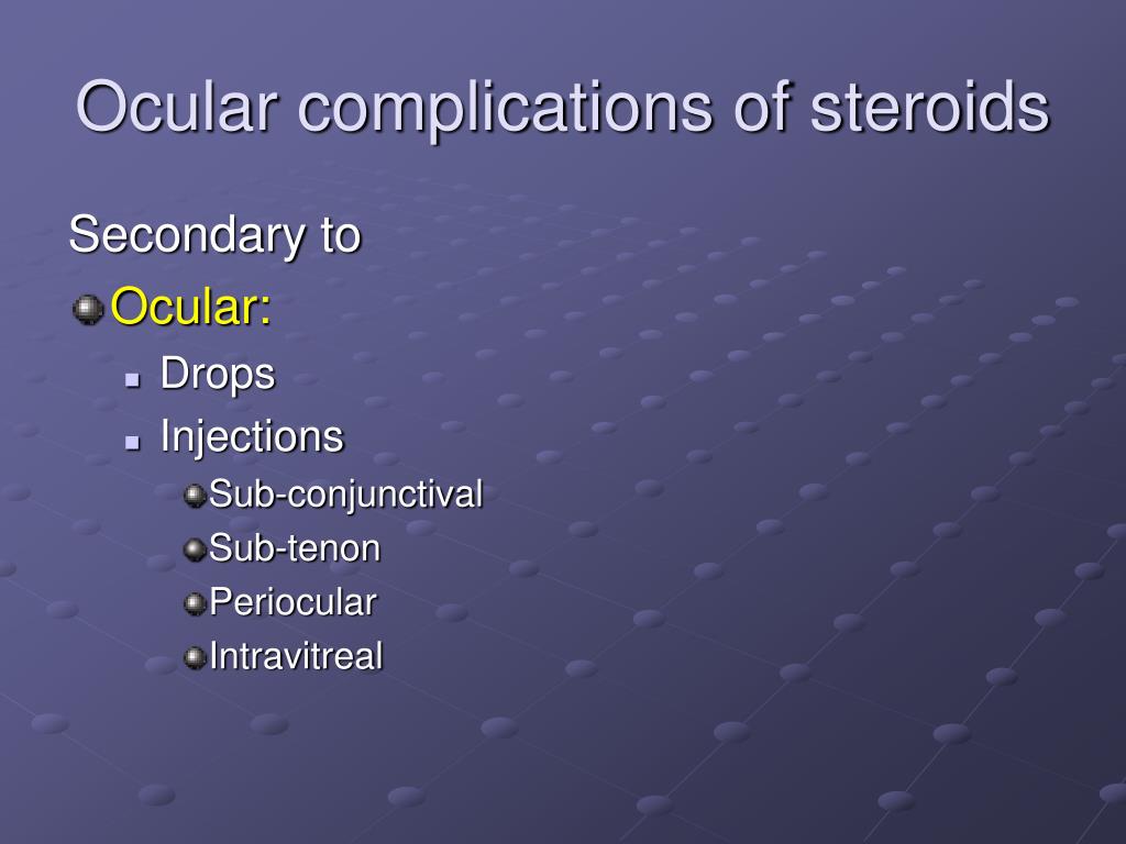 PPT - Ocular complications of corticosteroids PowerPoint Presentation, free download ...