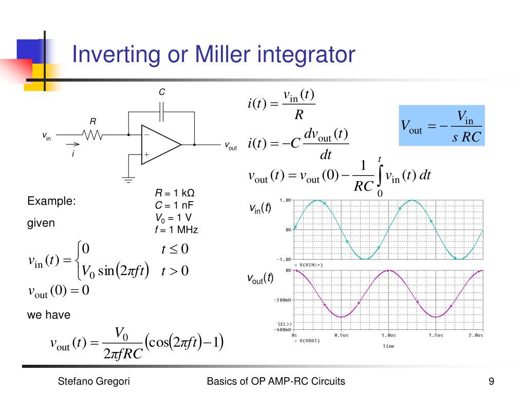 PPT - Analog Filters: Basics of OP AMP-RC Circuits PowerPoint ...