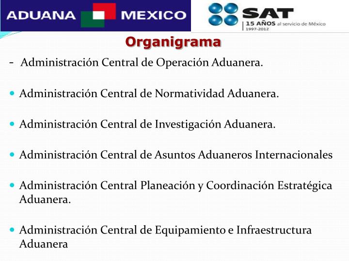 PPT - III. SISTEMA ADUANERO MEXICANO PowerPoint Presentation - ID:2894749