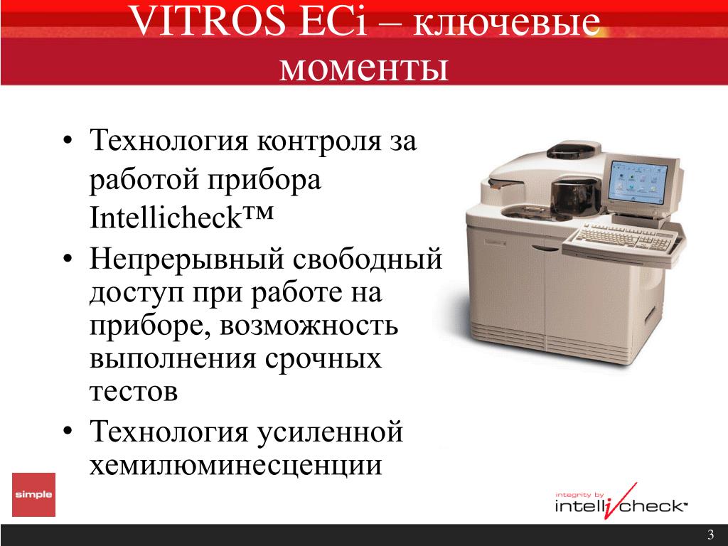 1 момент технологии. Vitros, медицинская. Набор Immunodiagnostic Systems. Vitros Ташкент. ECI система.