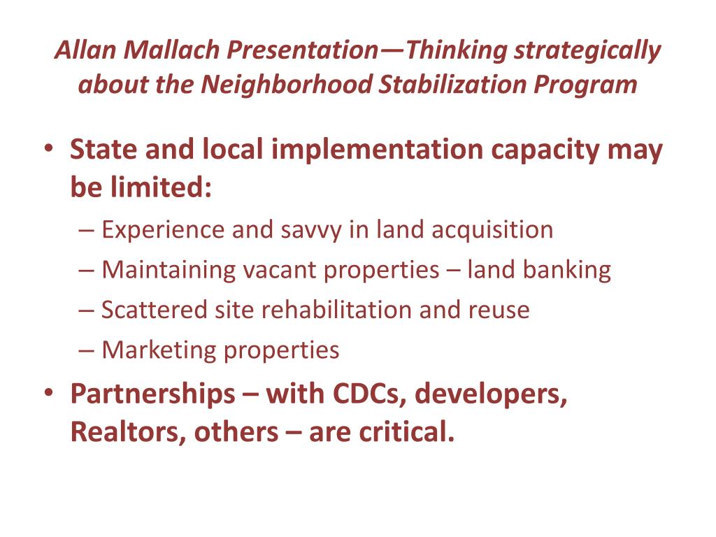 PPT - Neighborhood Stabilization PowerPoint Presentation, Free Download ...