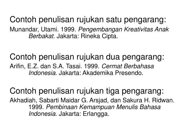 PPT - Daftar Pustaka PowerPoint Presentation - ID:2895611