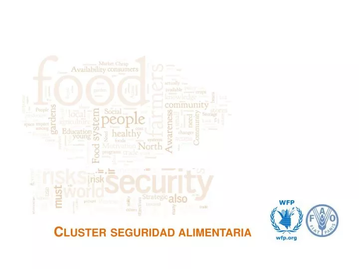 cluster seguridad alimentaria n.