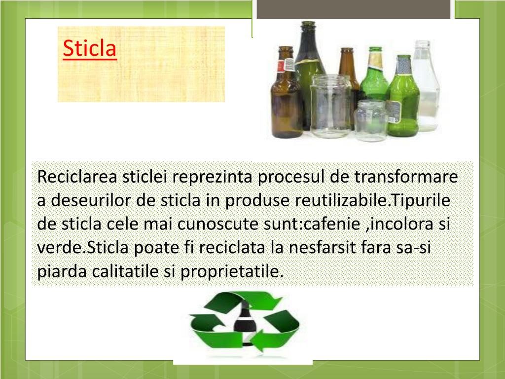 PPT - Reciclarea deseurilor PowerPoint Presentation, free download -  ID:2896554