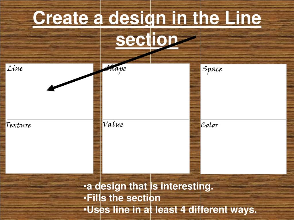 Line Project Section PPT - In this lesson you will learn about the Elements of Visual Art ...