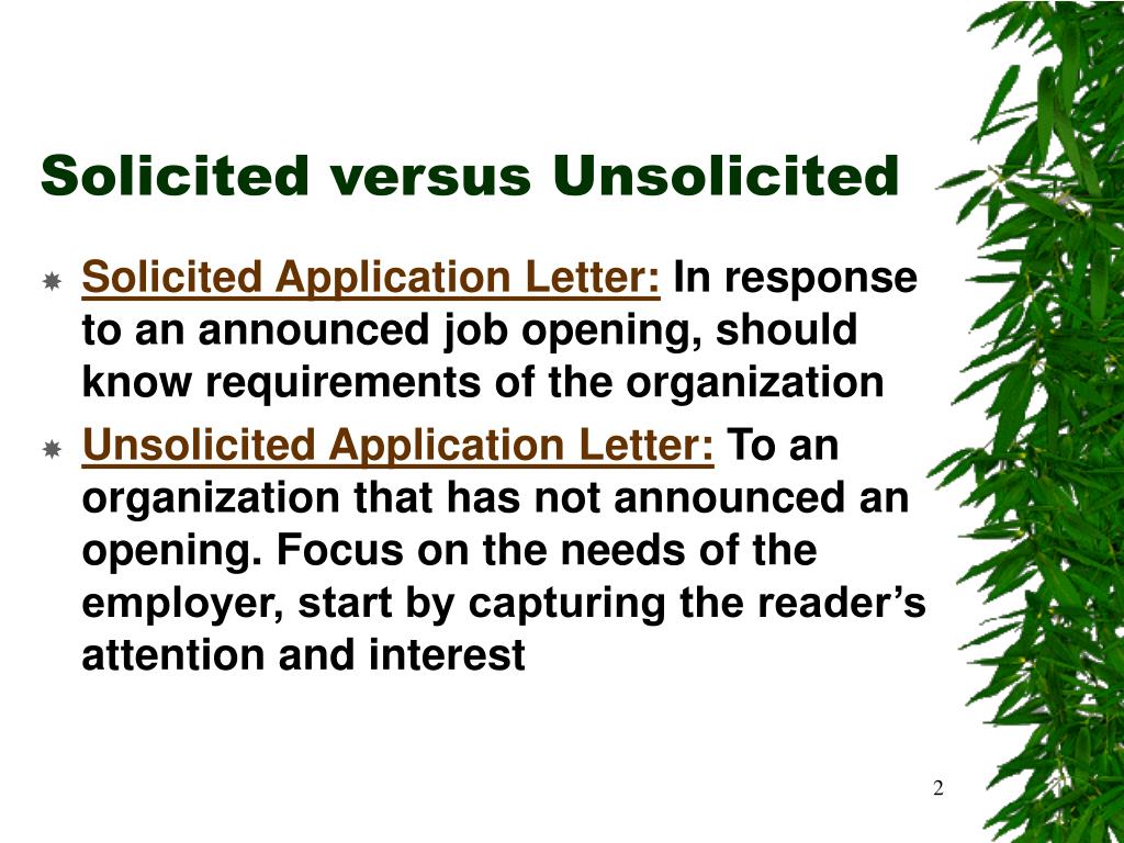PPT Writing Application Letters PowerPoint Presentation free