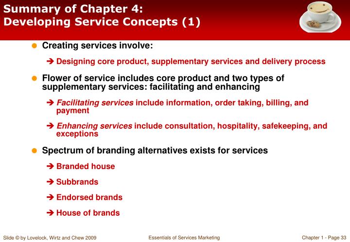 ppt chapter 4 developing s ervice products core and chapter 4 product and service design ppt