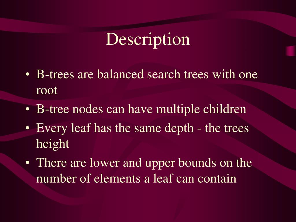 PPT - B-Trees PowerPoint Presentation, free download - ID:2900149