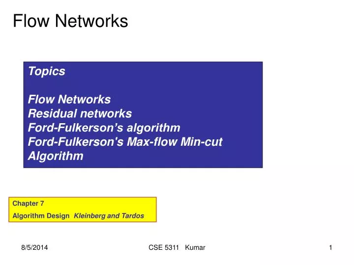 flow networks n.