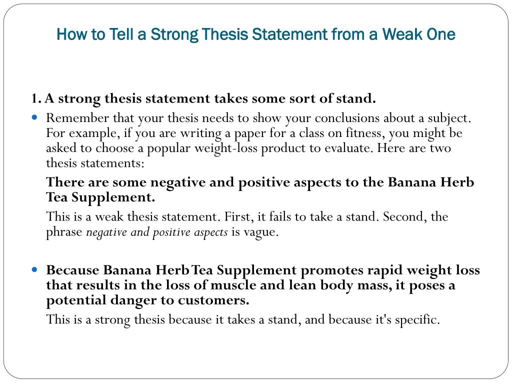 Thesis statement example Thesis statement example picture