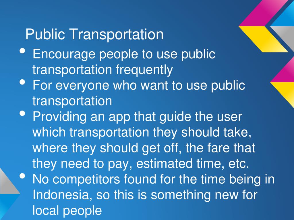 presentation on public transport