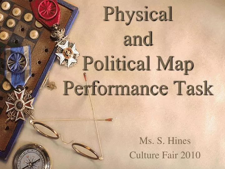 physical and political map performance task n.