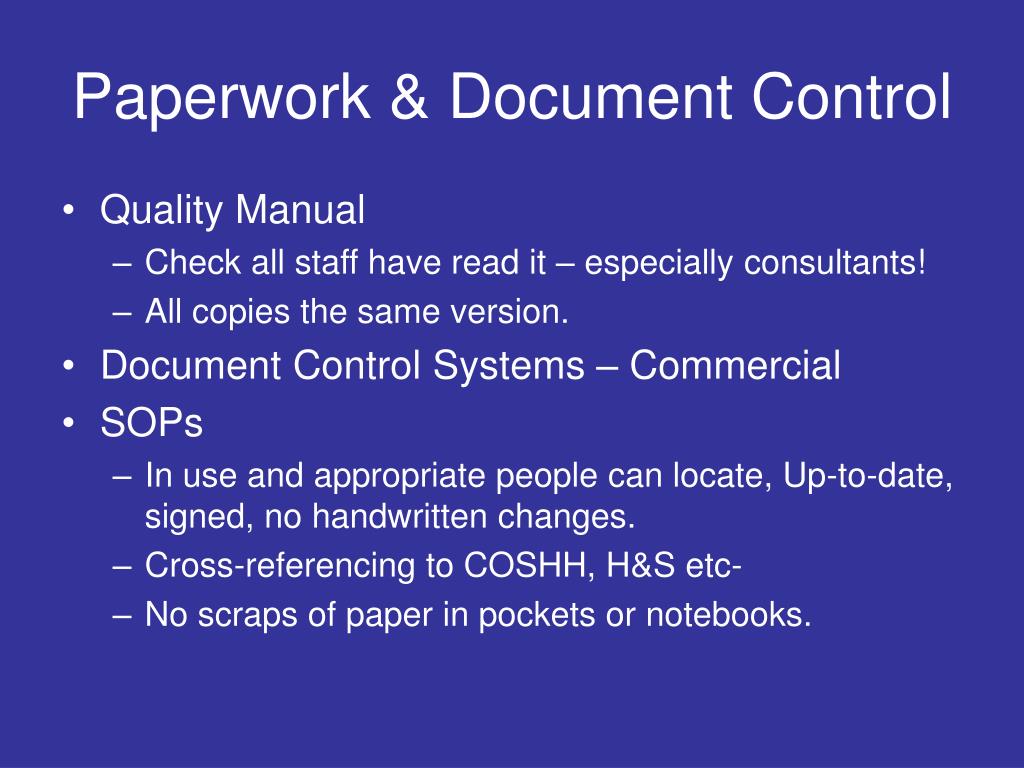 PPT - Getting Through those CPA Inspection Blues Dr Jonathan Berg City ...