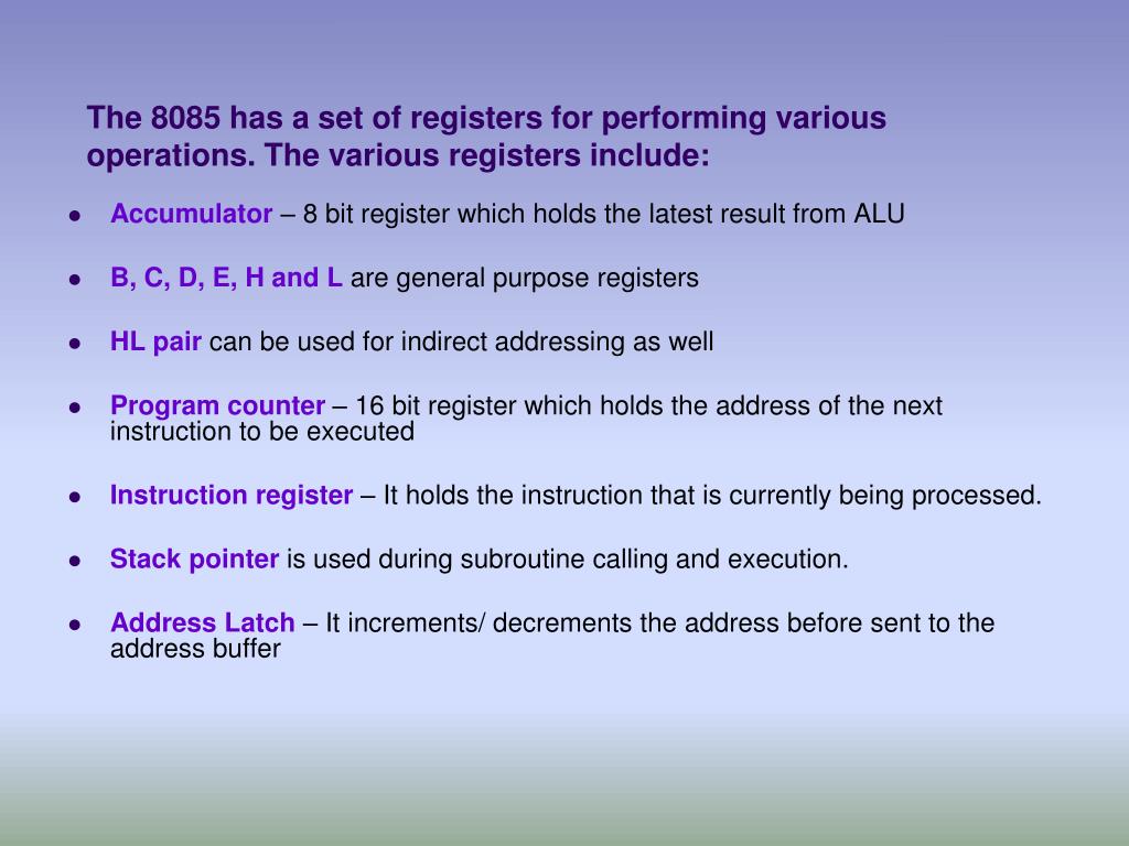 PPT Microprocessor and Assembly Language PowerPoint Presentation