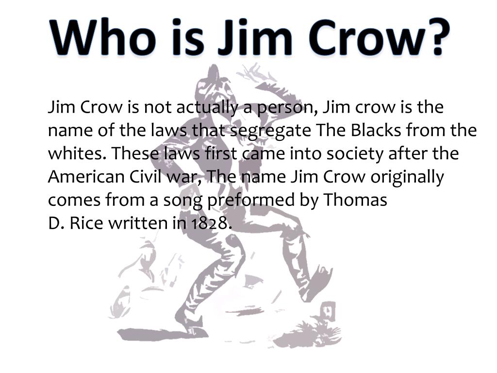 Jim Crow Letter