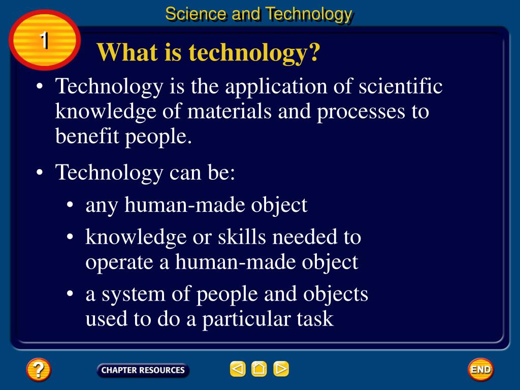 presentation on science and technology