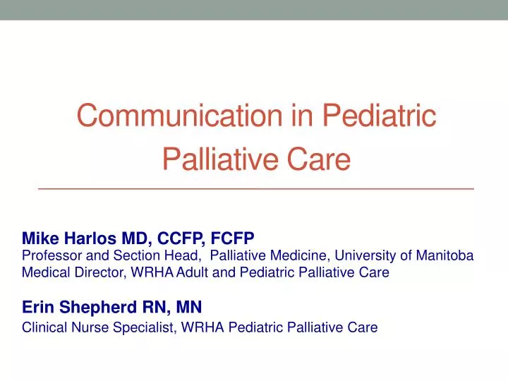 the importance of communication in palliative care Designed for use with health and social care staff who provide palliative and end of life care it is by no means exhaustive, but is intended to give the learner an overview of communication skills required at level 2 as outlined in. the importance of communication in palliative care Designed for use with health and social care staff who provide palliative and end of life care it is by no means exhaustive, but is intended to give the learner an overview of communication skills required at level 2 as outlined in.