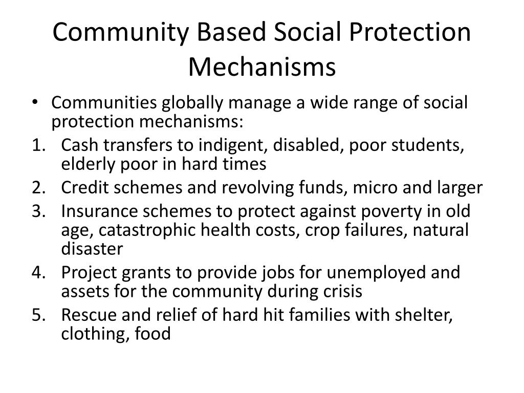 Community Based Protection Process PPT - Community Based Social Protection in Thailand: Innovation and ...