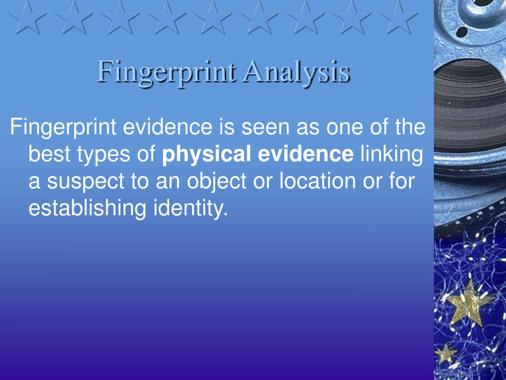 literature review on fingerprint analysis