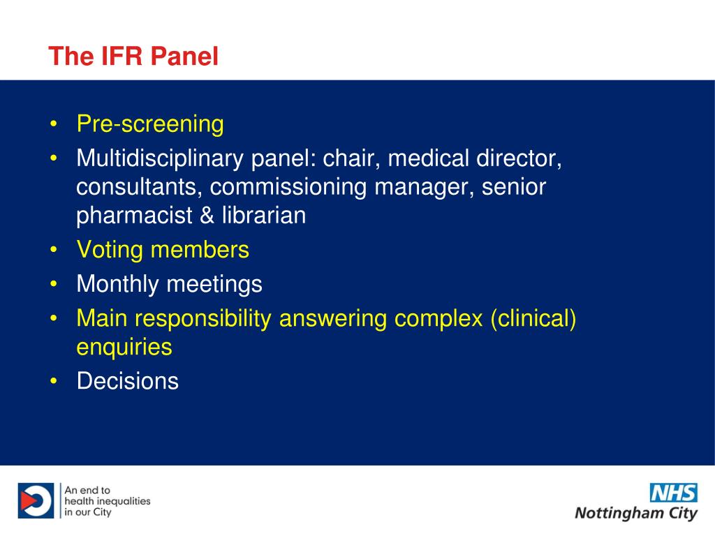 Ifrm Process PPT - Enhancing Healthcare Decision-Making: IFR & JSNA Guidelines ...