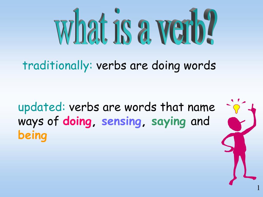do a presentation verb