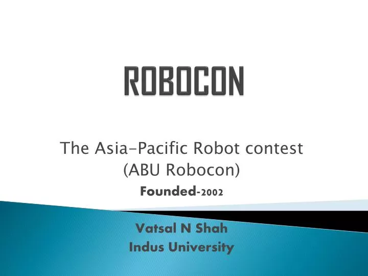 PPT - ROBOCON PowerPoint Presentation, free download - ID:2916119