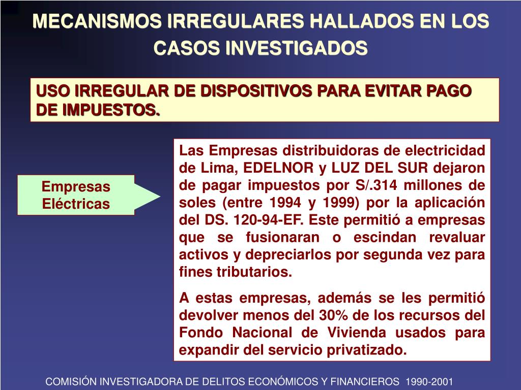 PPT - Balance del Proceso de Privatización en el Perú 1990-2000 ...