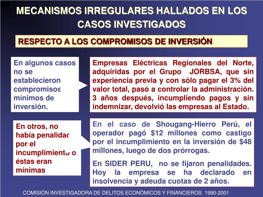 PPT - Balance del Proceso de Privatización en el Perú 1990-2000 ...