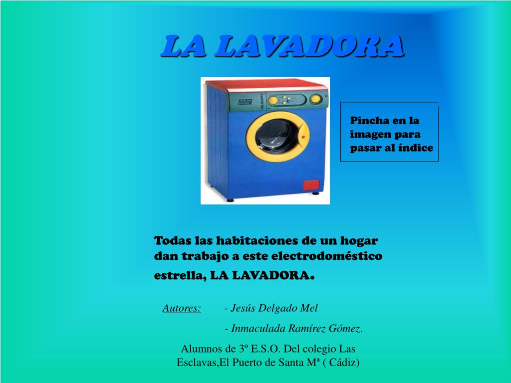 PPT - LA LAVADORA PowerPoint Presentation, free download - ID:2919786