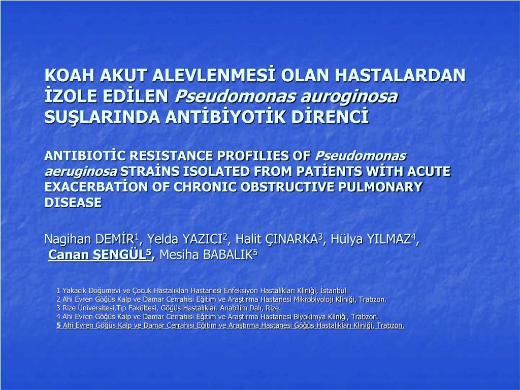 PPT - 1 Yakacık Doğumevi ve Çocuk Hastalıkları Hastanesi Enfeksiyon  Hastalıkları Kliniği, İstanbul PowerPoint Presentation - ID:2920757